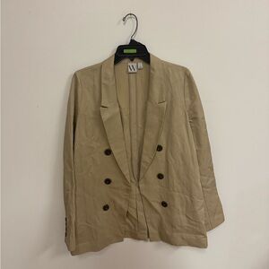 Tan Oversized Blazer